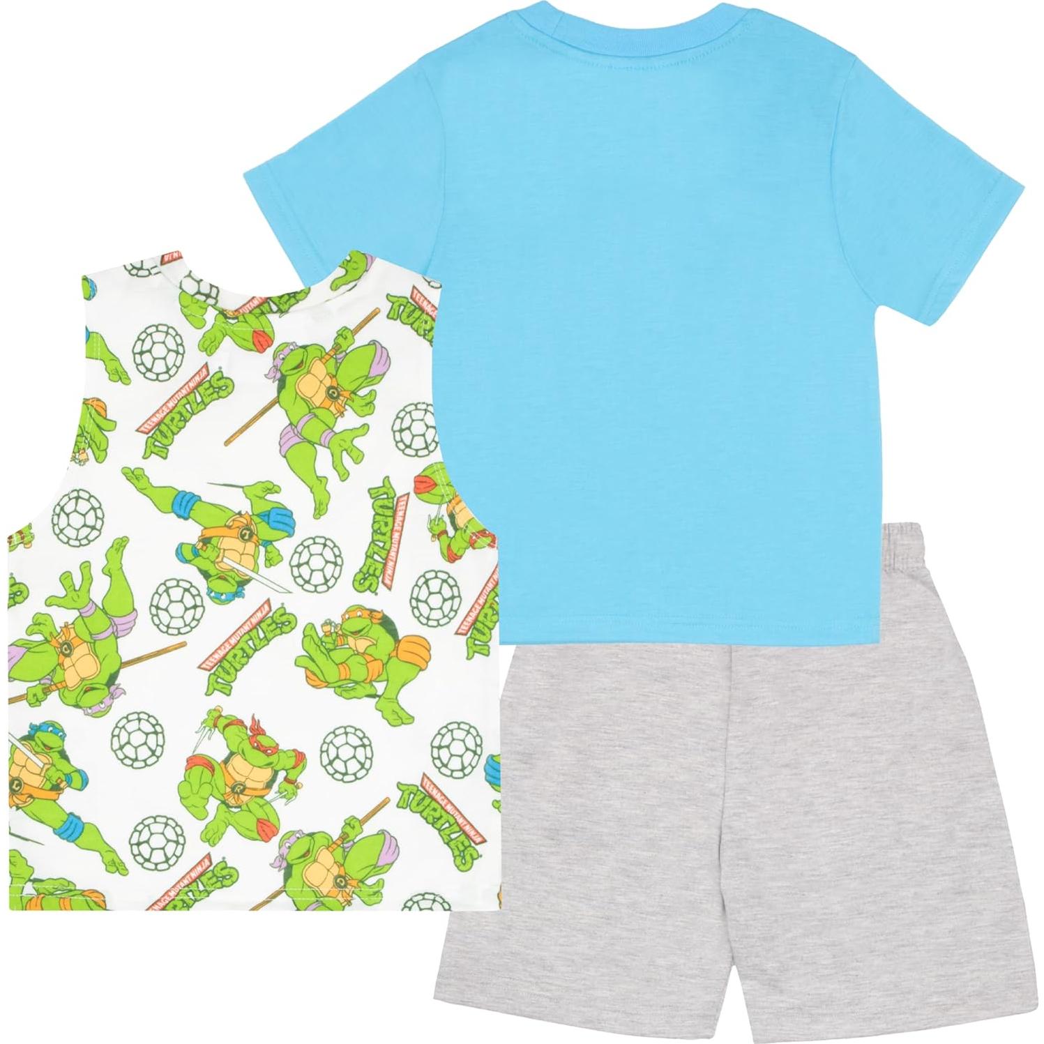 Conjunto 3 Piezas Nickelodeon Tortugas Ninja Niños 5-6 Años