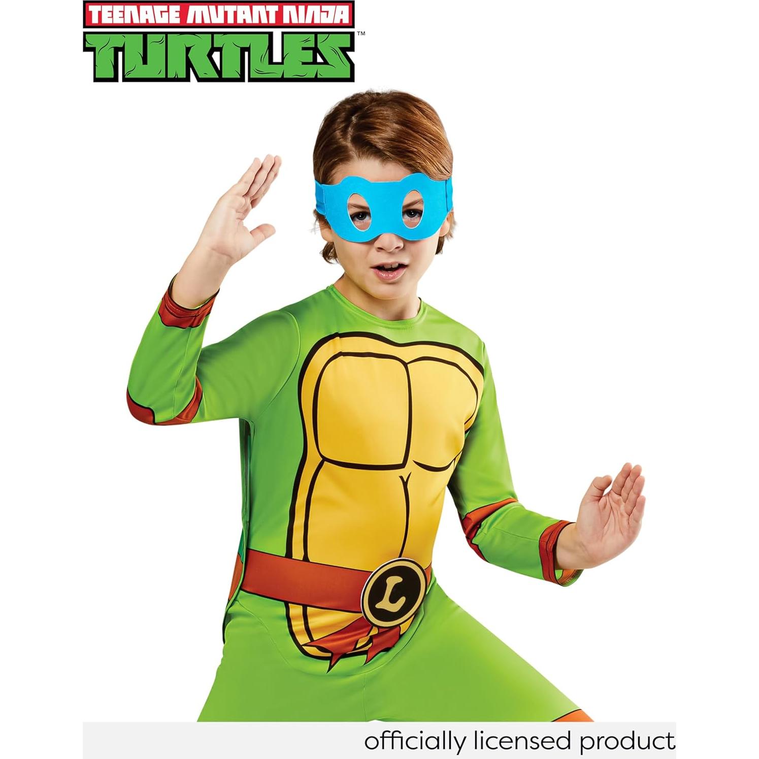 Disfraz de Tortugas Ninja Rubies para Niños - Mono y Máscara