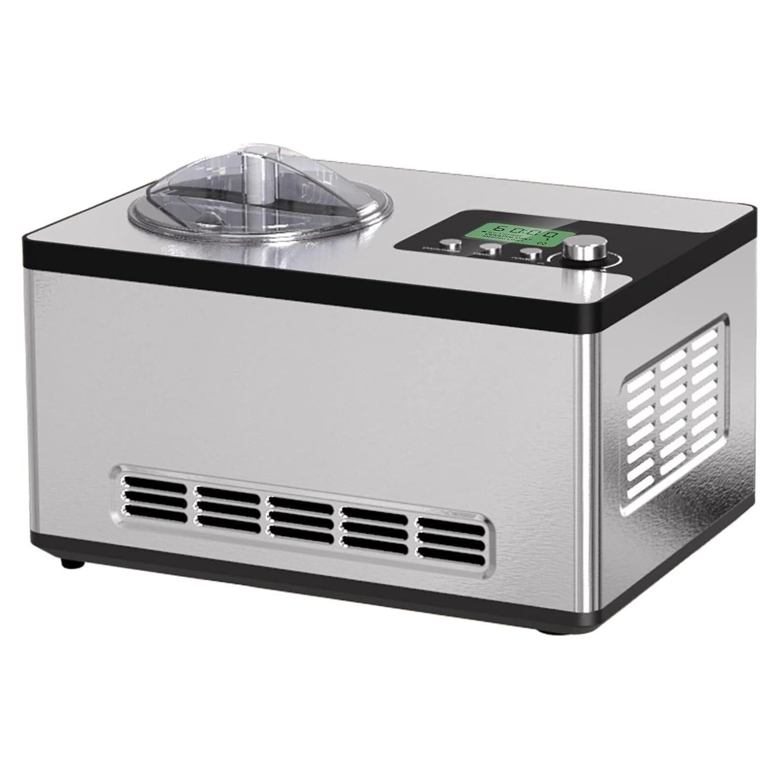 Máquina de Helados Homtone 1.99L Automática con Compresor