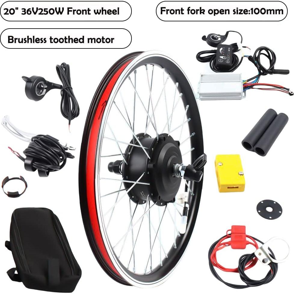 Kit de Conversión E-Bike RibasuBB 20" 36V 250W con Pantalla LCD