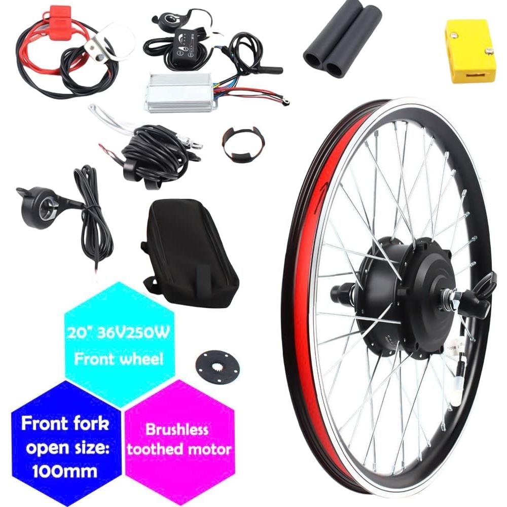 Kit de Conversión E-Bike RibasuBB 20" 36V 250W con Pantalla LCD