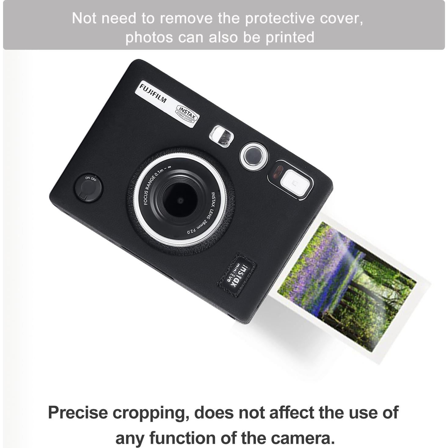 Funda Protectora Pocoukate para Fujifilm Instax Mini EVO - Negra