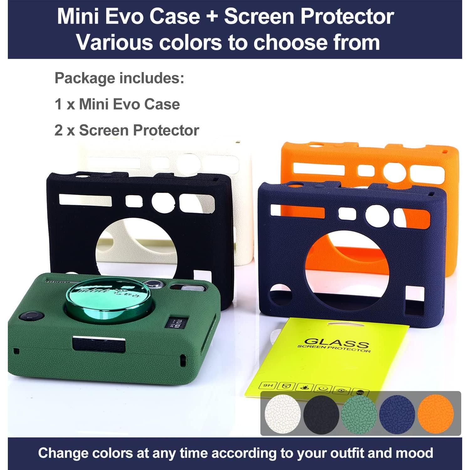 Funda Protectora Pocoukate para Fujifilm Instax Mini EVO - Negra