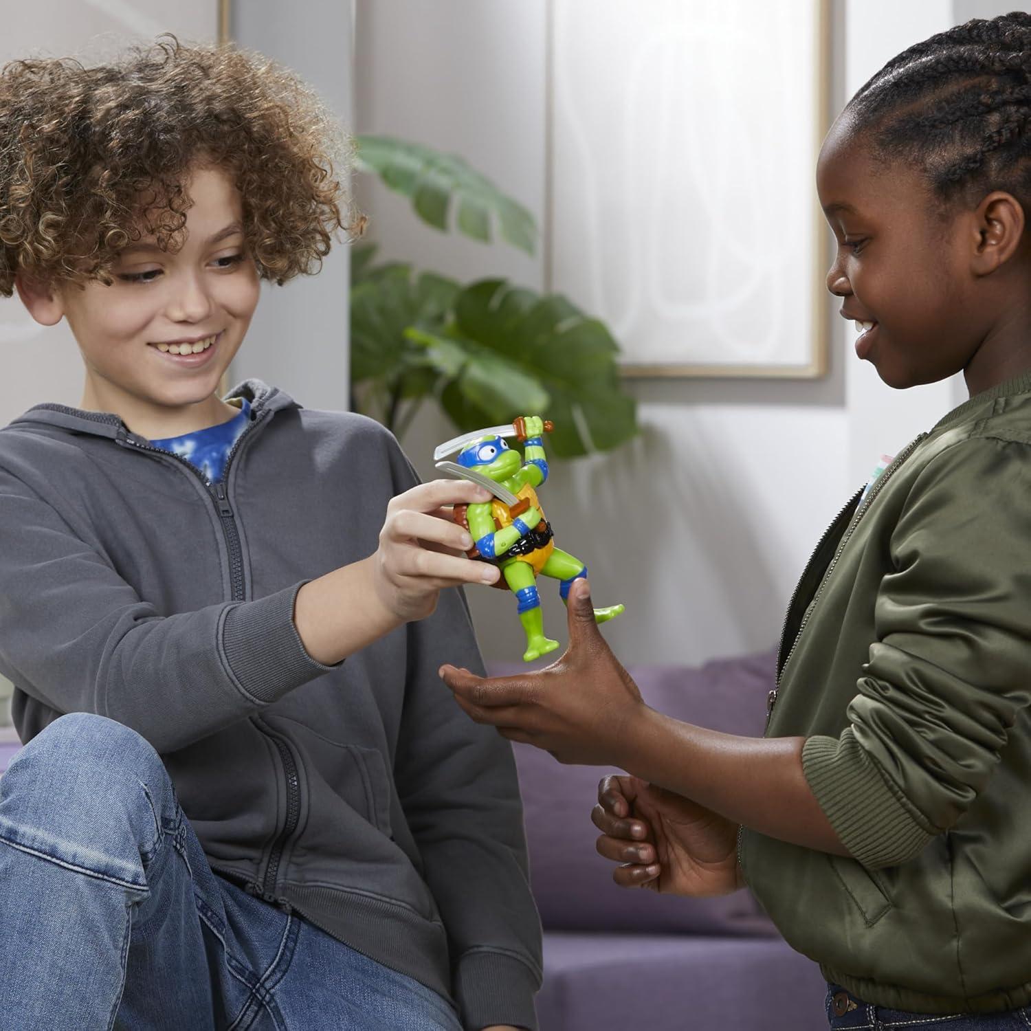 Bop It! Tortugas Ninja Leonardo Juego Electrónico 8+