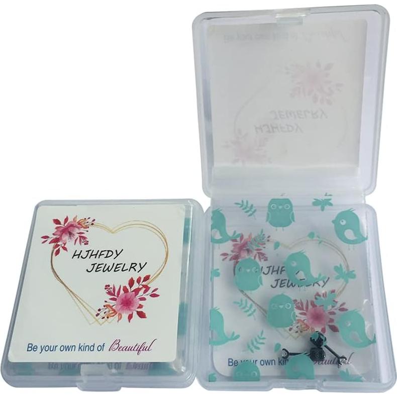 Pendientes de Titanio Hipoalergénico JLongo 3mm Negro