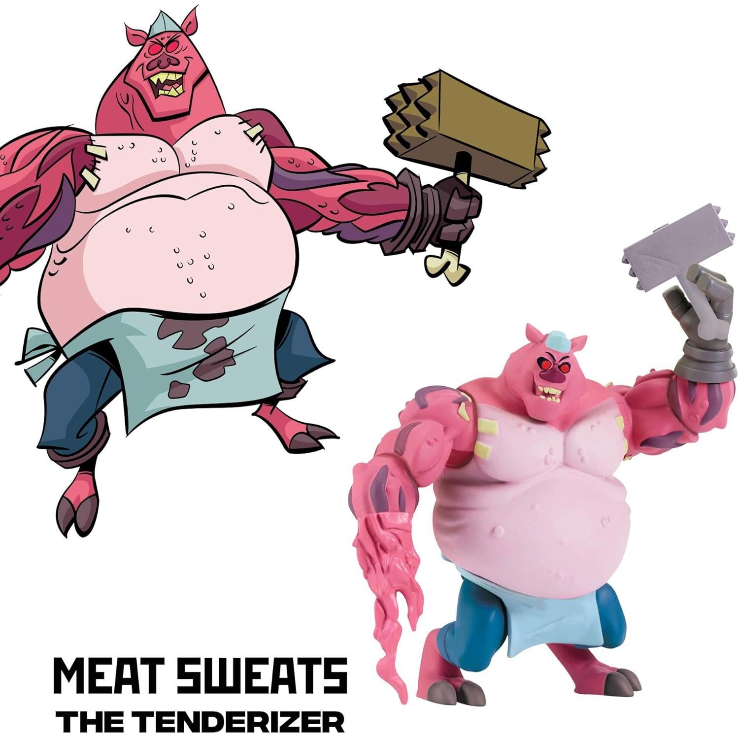 Rise of the Teenage Mutant Ninja Turtle Meat Sweats Action Figure
