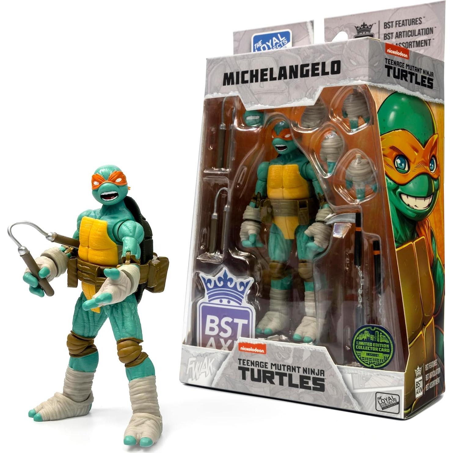 Figura de Acción Tortugas Ninja Michelangelo 12,7 cm IDW