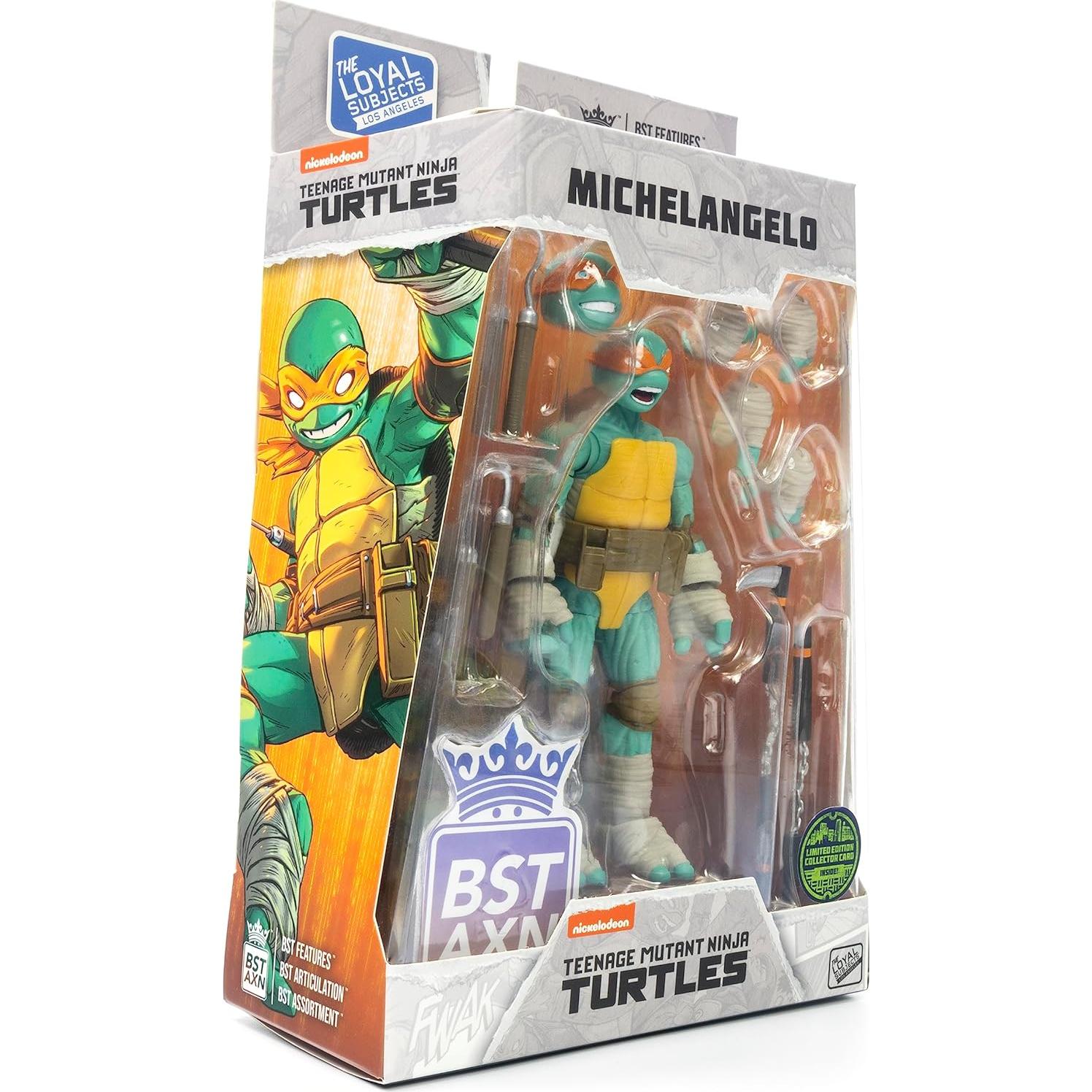 Figura de Acción Tortugas Ninja Michelangelo 12,7 cm IDW