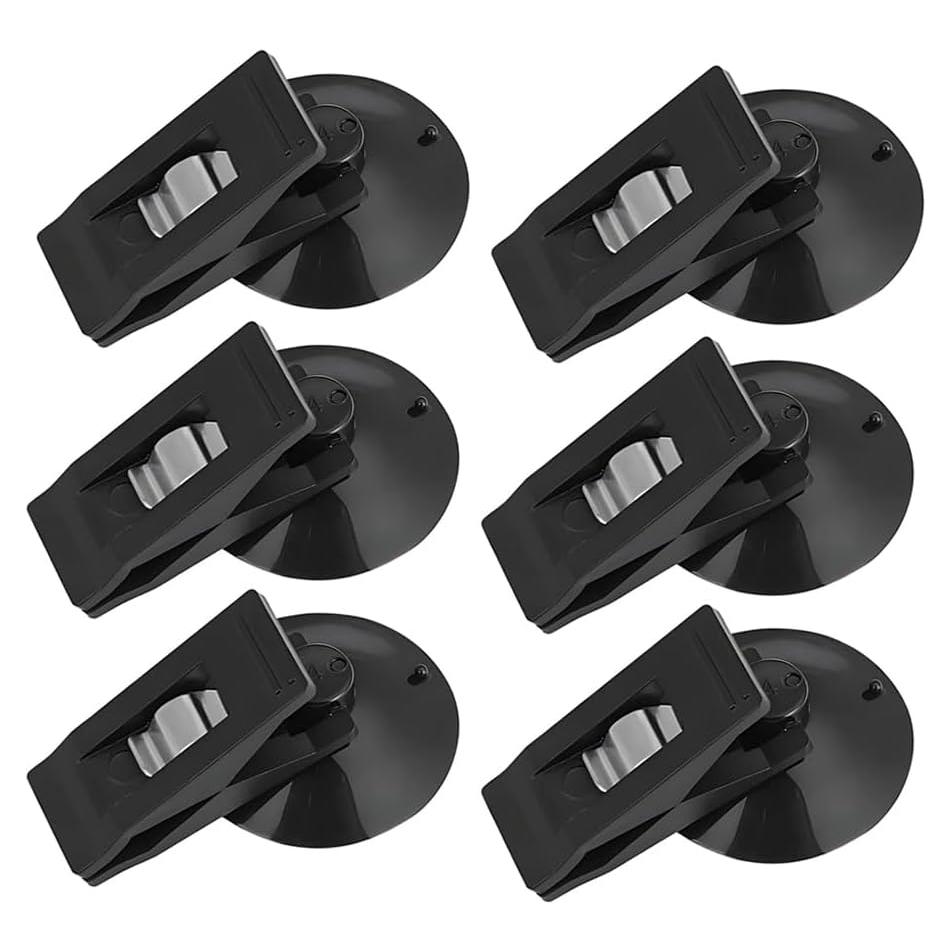 Organizador de Ventosa TOGRAND 6 Piezas para Coche y Hogar