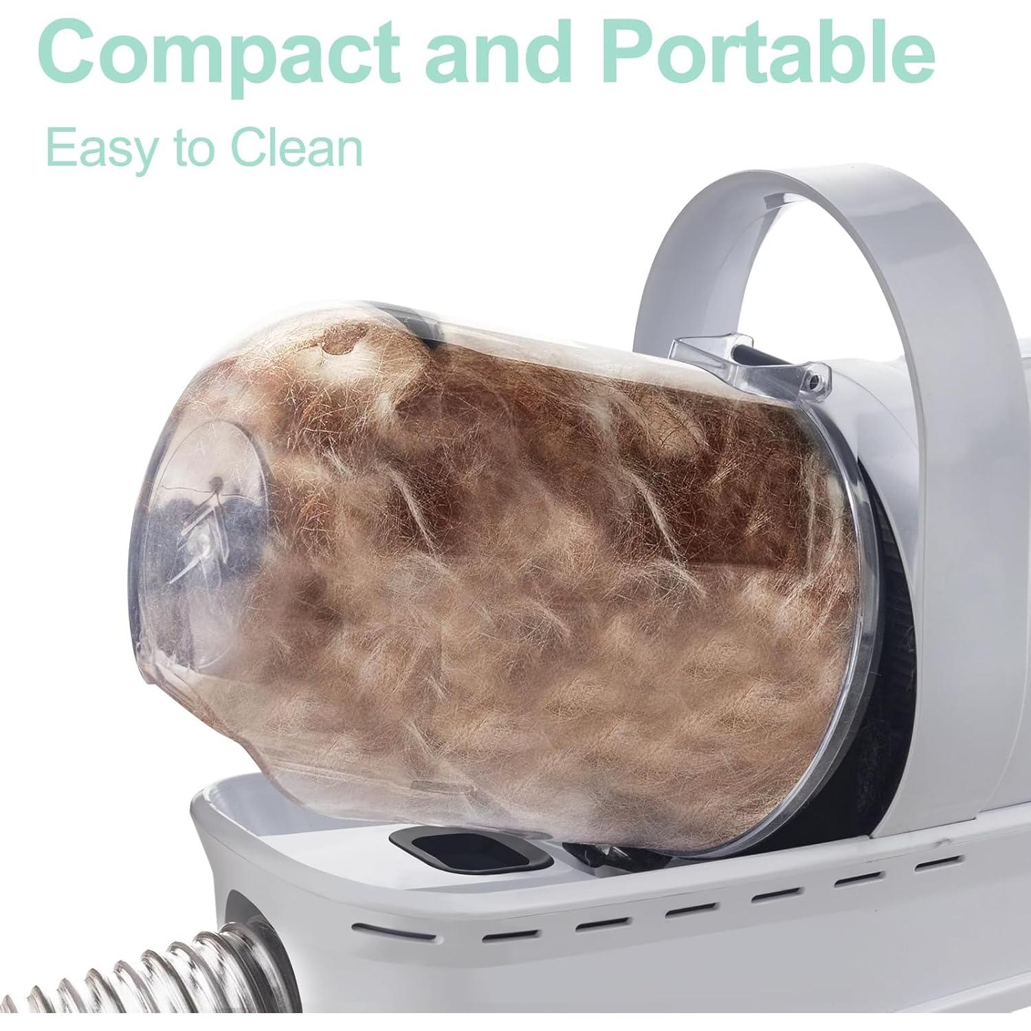 Kit de Acicalamiento 7 en 1 IEVENW para Perros y Gatos Blanco