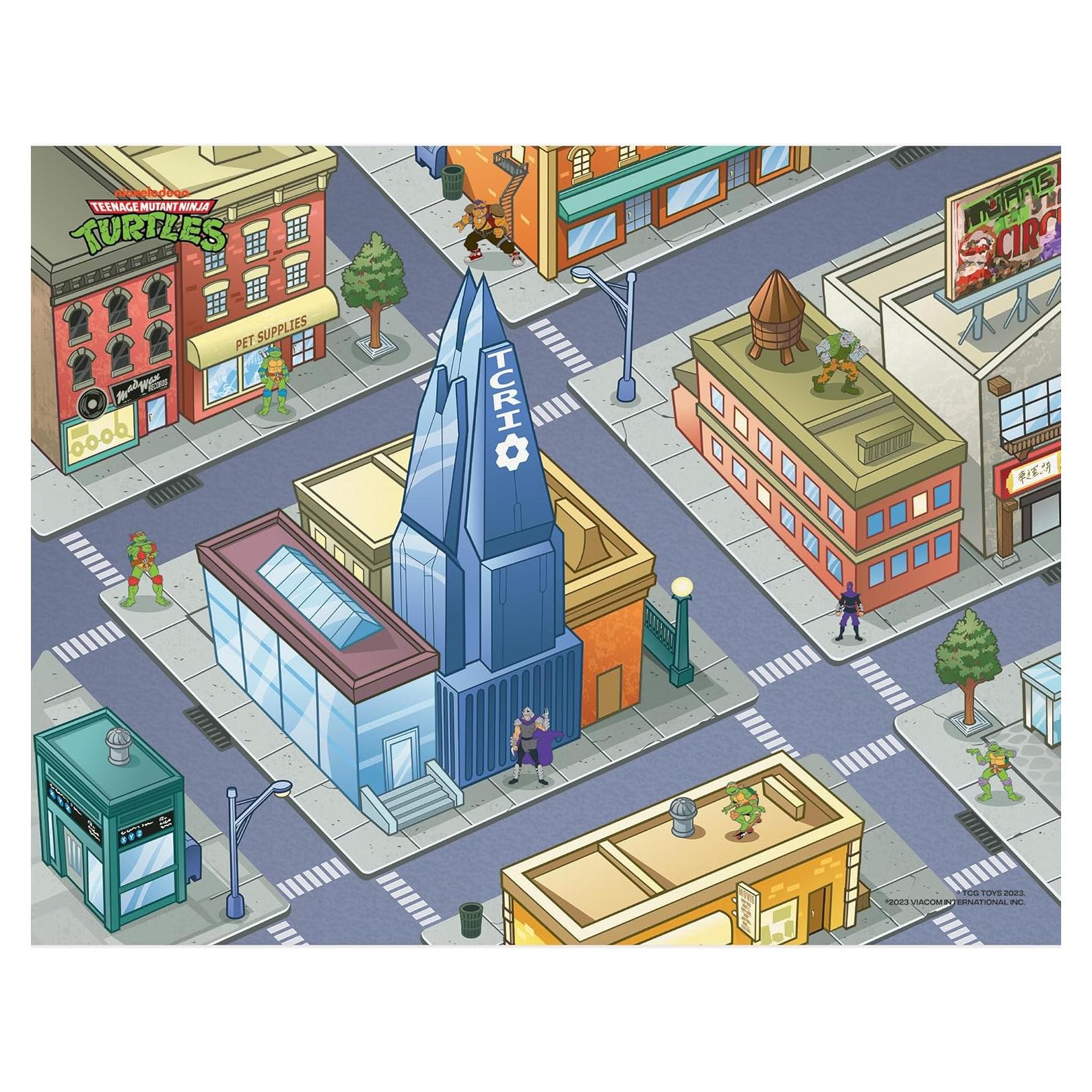 Alfombrilla de Juego Imaginmat TMNT 77x52 cm con Vehículo