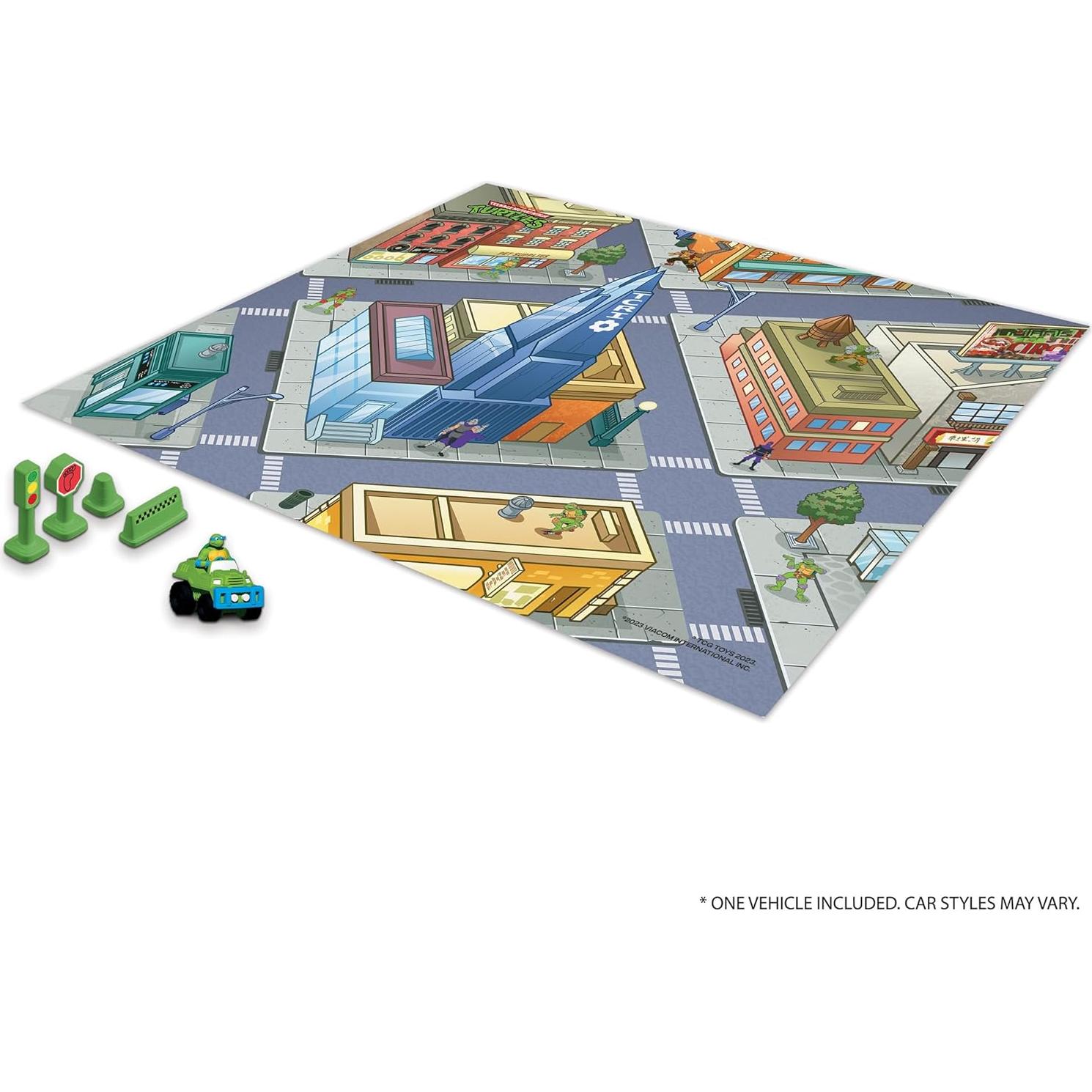 Alfombrilla de Juego Imaginmat TMNT 77x52 cm con Vehículo