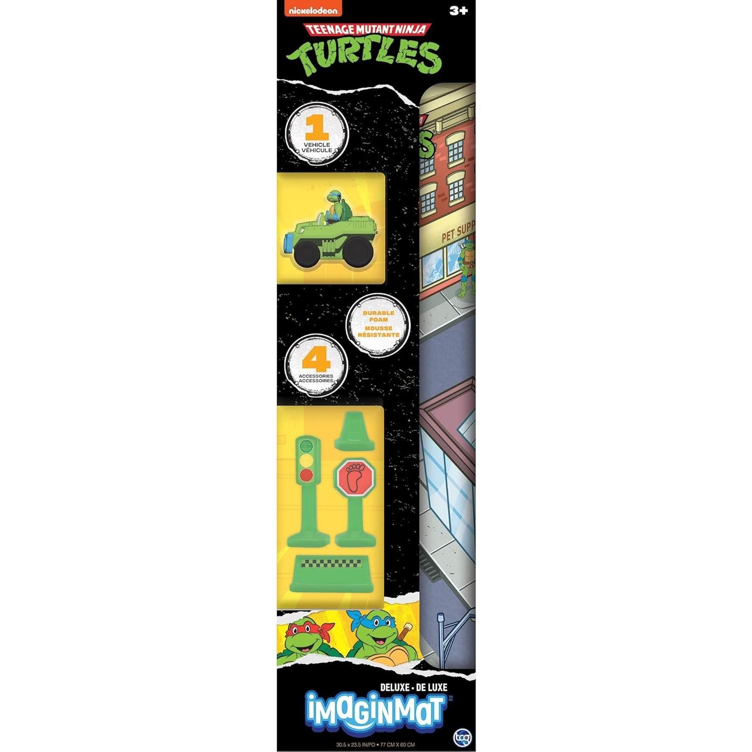 Alfombrilla de Juego Imaginmat TMNT 77x52 cm con Vehículo