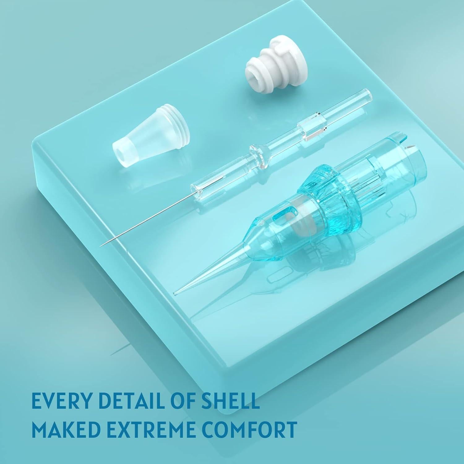 Agujas de Tatuaje TATELF 1R 0.18mm Cartucho 20PCS