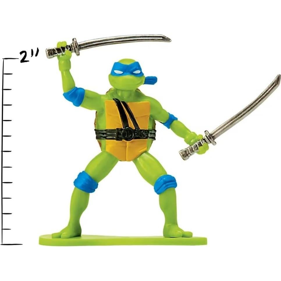 Mini Figuras Tortugas Ninja Playmates 8 Piezas 5 cm