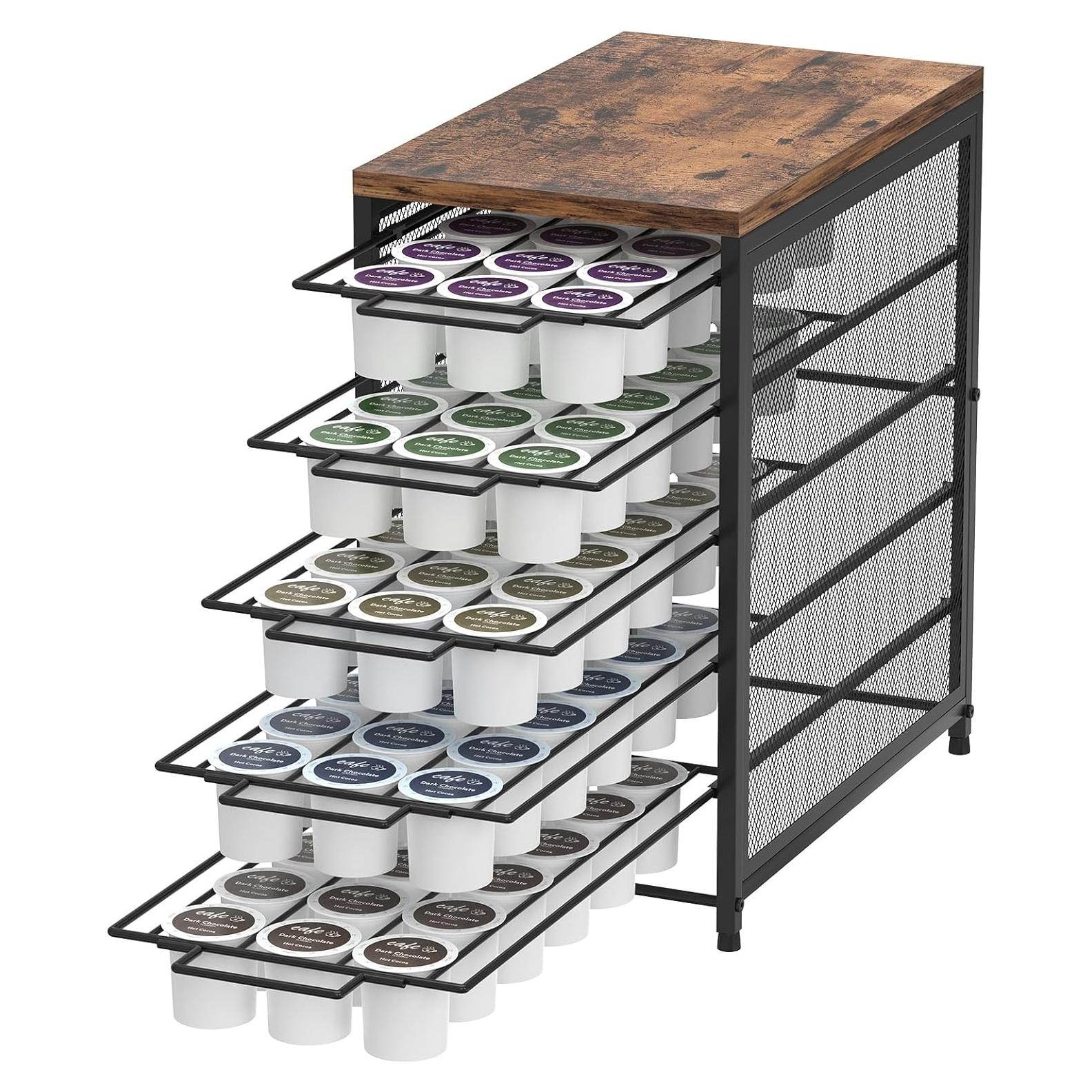 Organizador de Cajones para K Cups NOVIMANGO 5 Niveles 90 Cápsulas