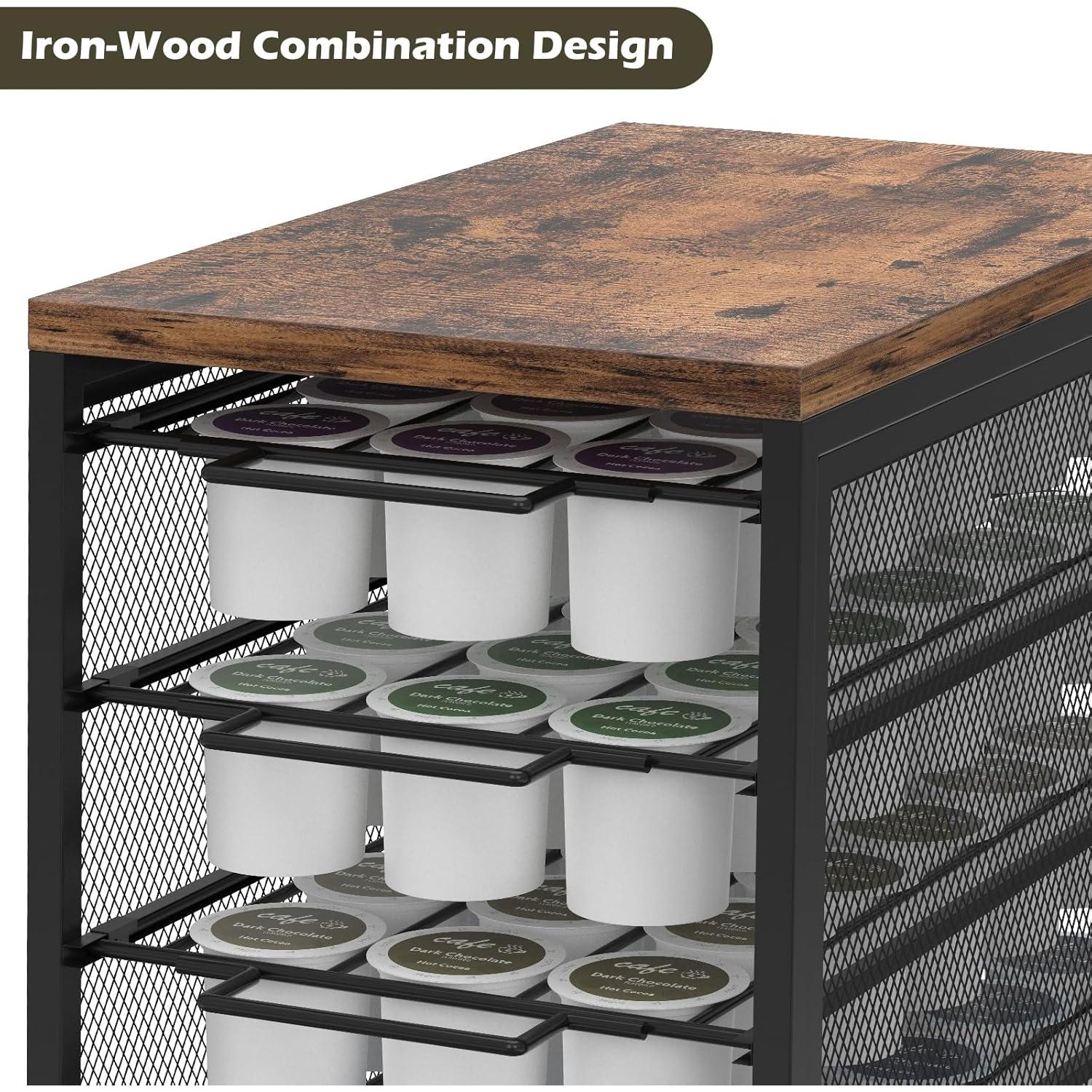 Organizador de Cajones para K Cups NOVIMANGO 5 Niveles 90 Cápsulas