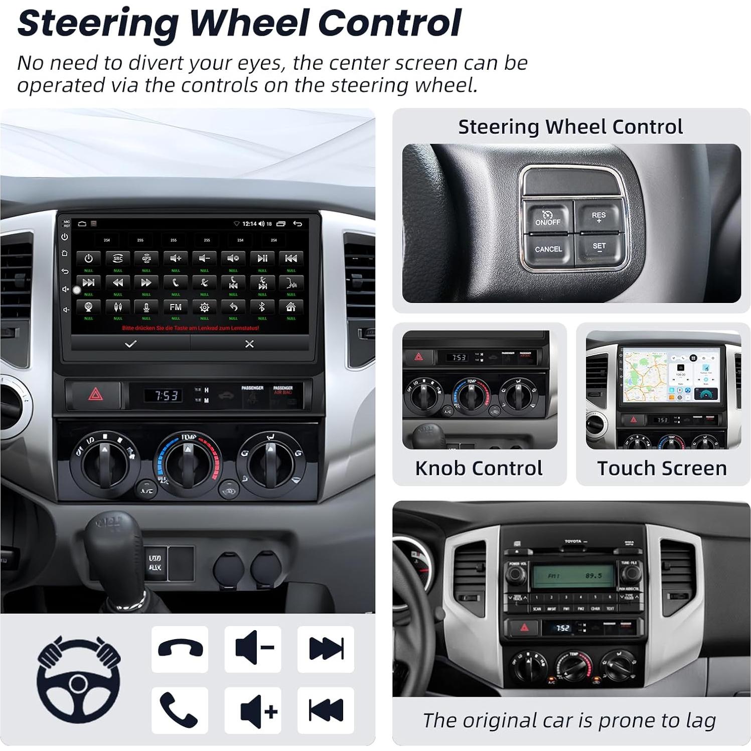 Estéreo de Coche Toyota Tacoma 2005-2015 9" HD Carplay GPS