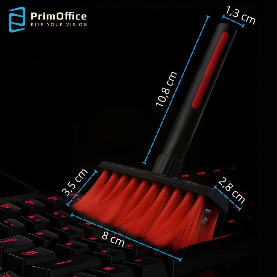 Kit de Limpieza Multifuncional PrimOffice para Teclados y Auriculares
