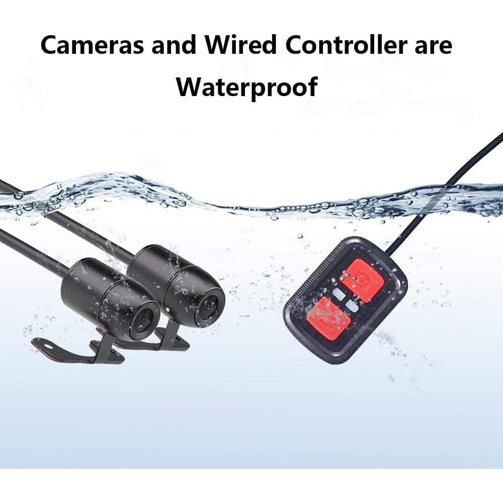 Cámara de Salpicadero para Motocicleta VSYSTO D6 HD 1080P