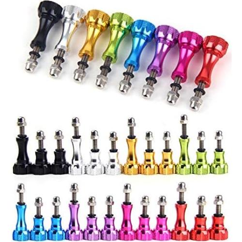 Tornillos de Pulgar SLFC de Aluminio para GoPro y DJI - 3 Pcs