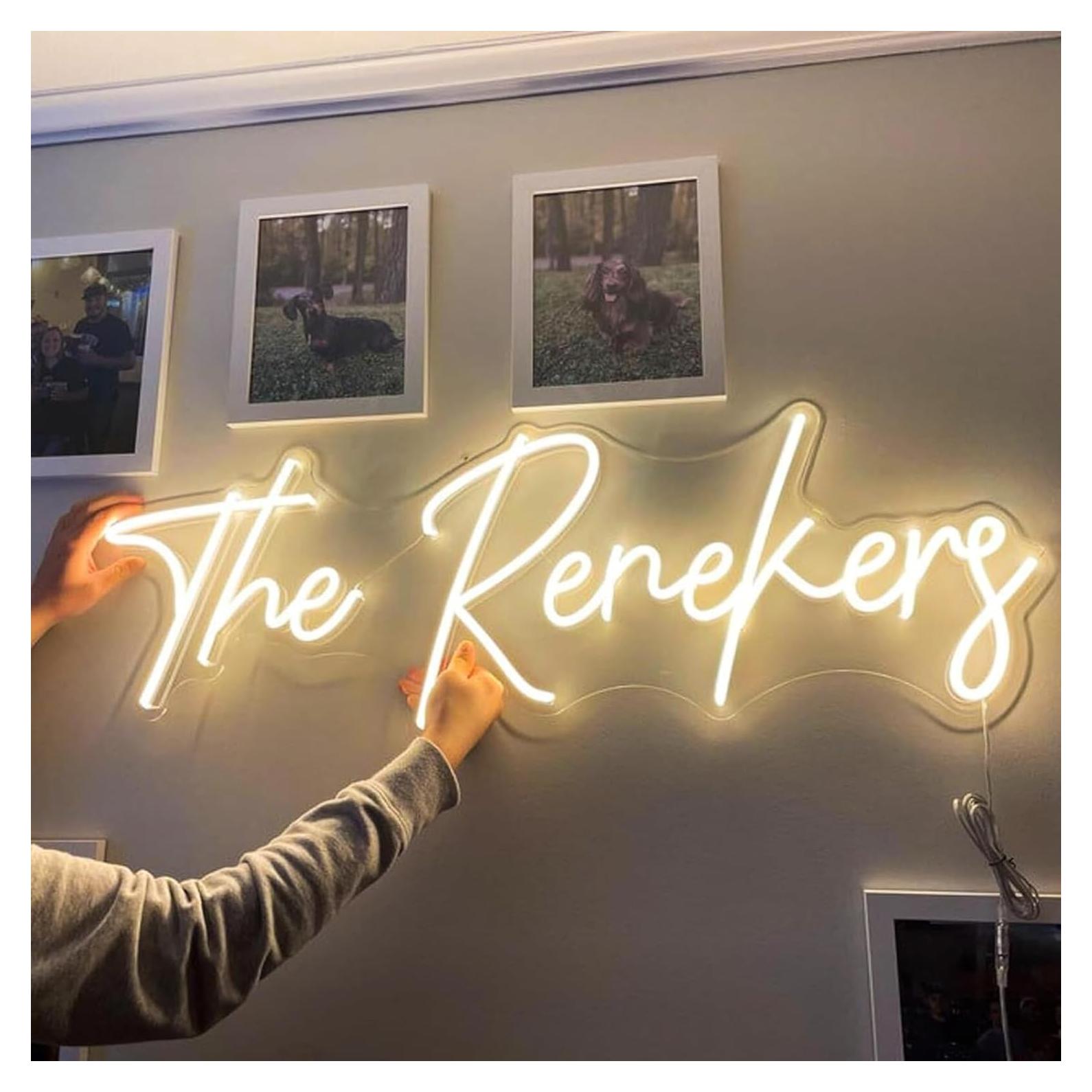 Cartel de Neón Personalizado LED FIWECOer para Decoración