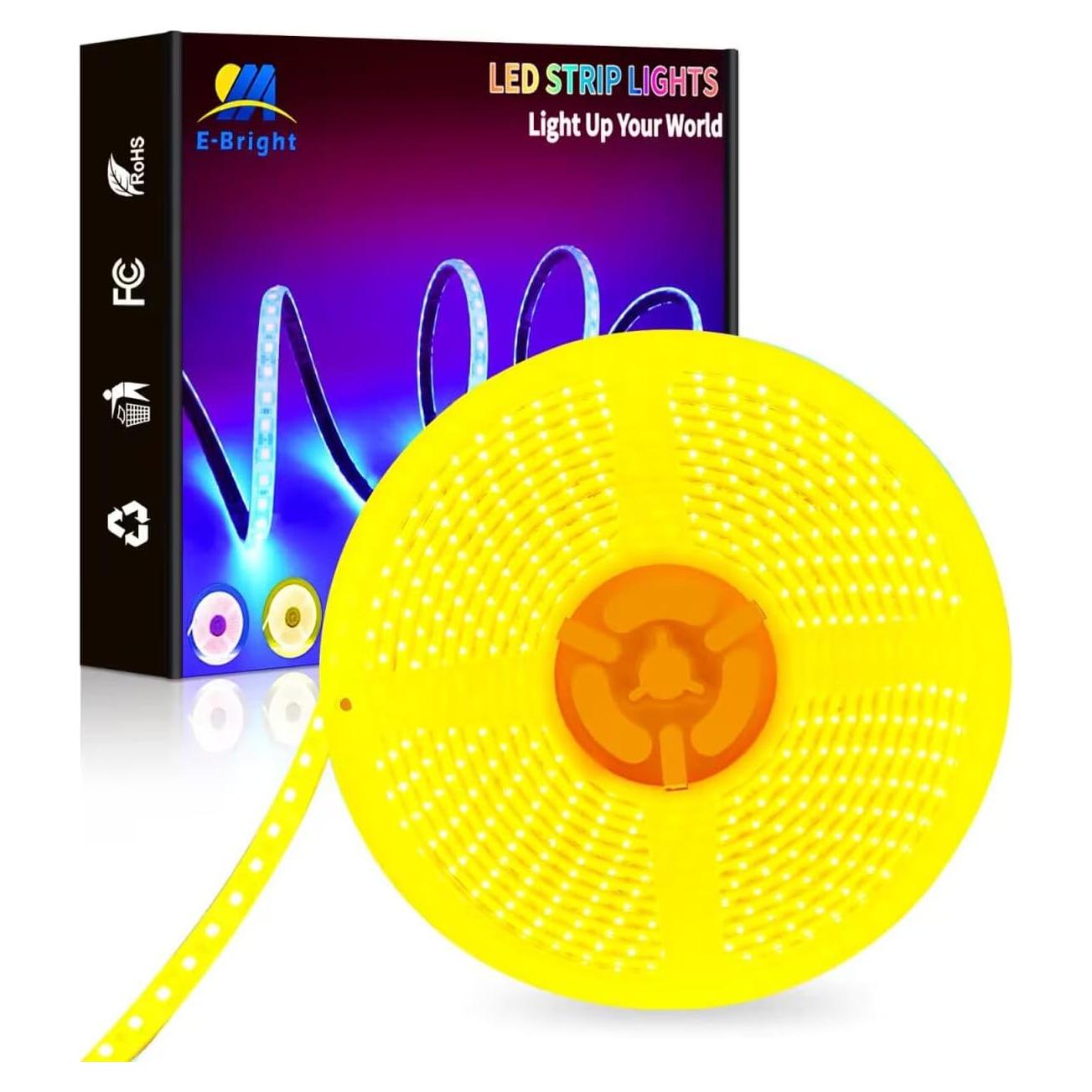 Tira LED Amarilla 5M IP68 EverBright 600 SMD 12V