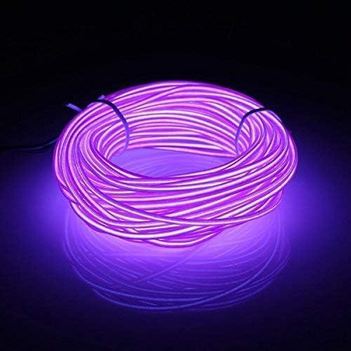Cable EL Abaldi 3m Púrpura Flexible Iluminación Decorativa