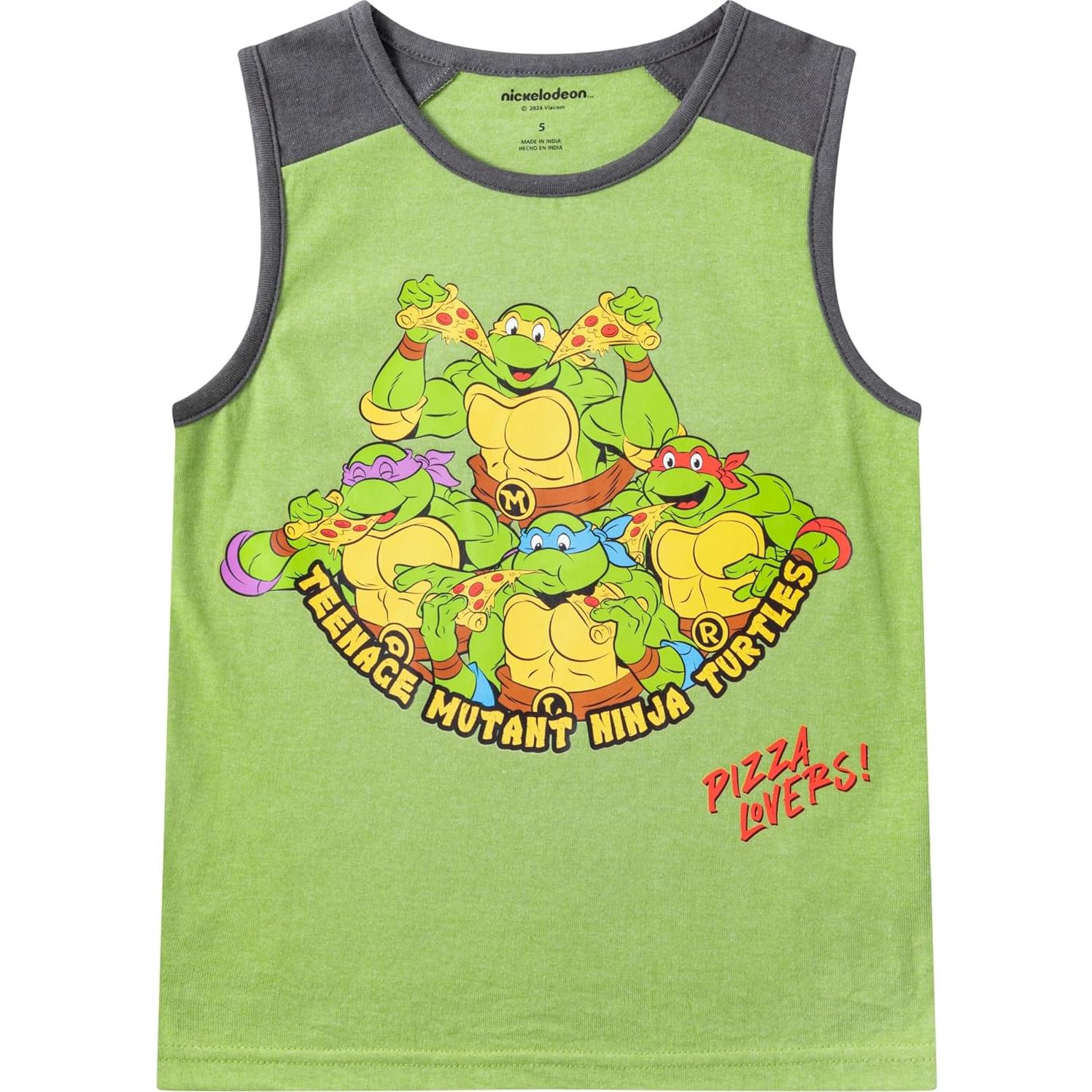 Conjunto Camiseta y Pantalones Cortos Nickelodeon 2T Verde