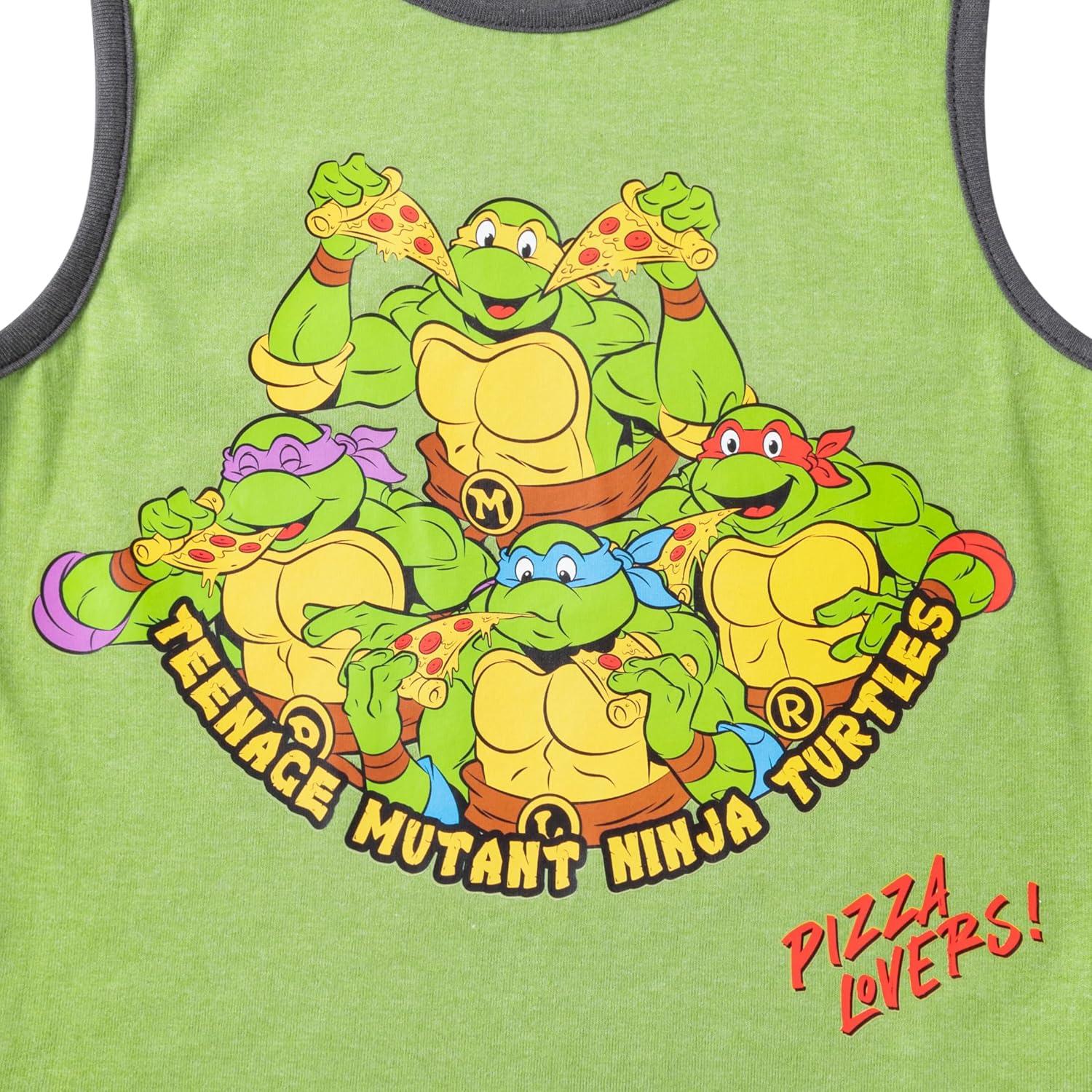 Conjunto Camiseta y Pantalones Cortos Nickelodeon 2T Verde