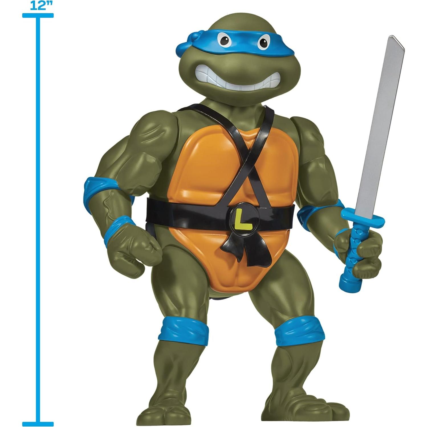 Figura Gigante Tortugas Ninja Leonardo 30,48 cm Playmates