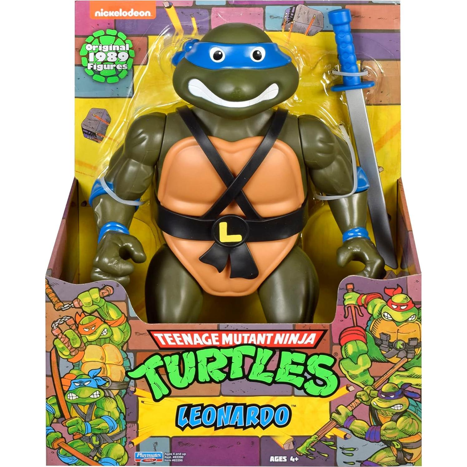 Figura Gigante Tortugas Ninja Leonardo 30,48 cm Playmates