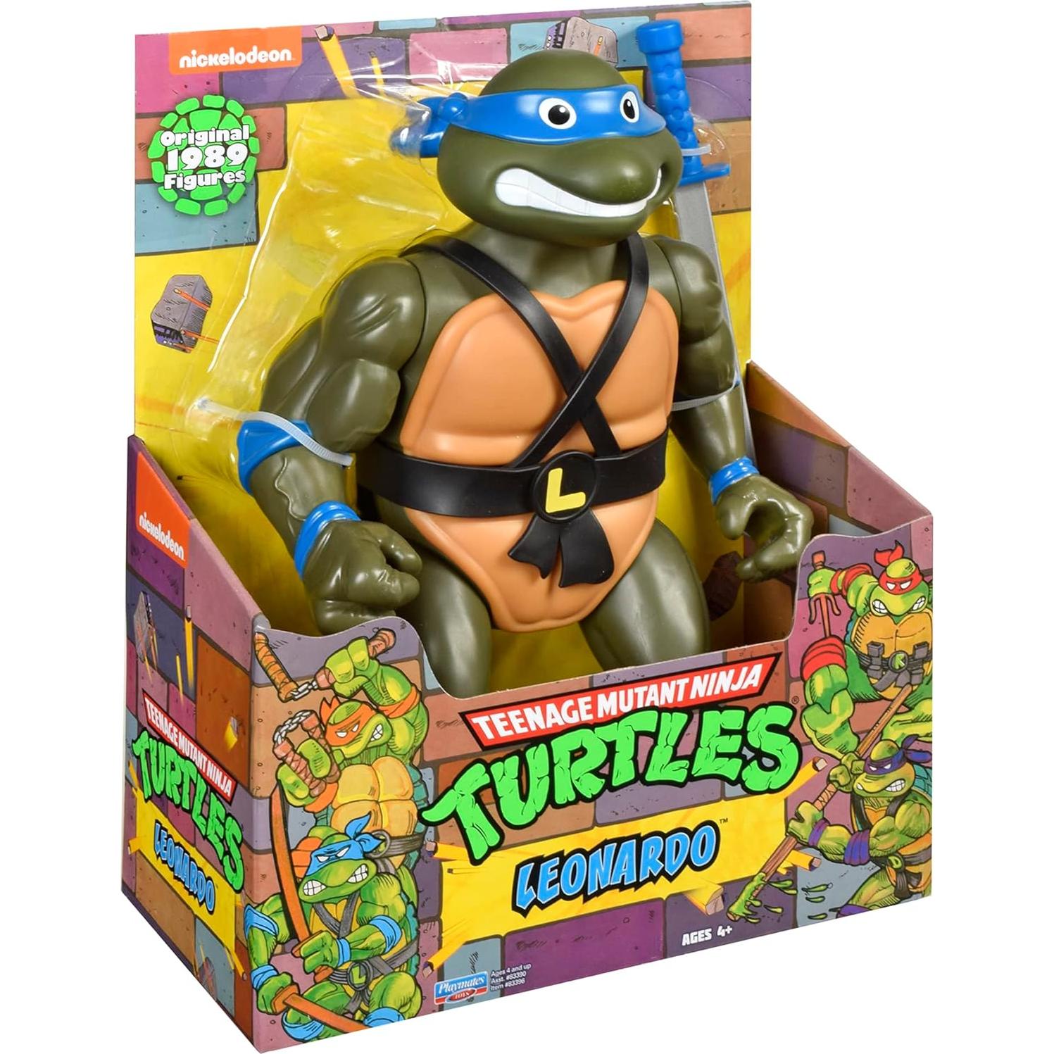 Figura Gigante Tortugas Ninja Leonardo 30,48 cm Playmates