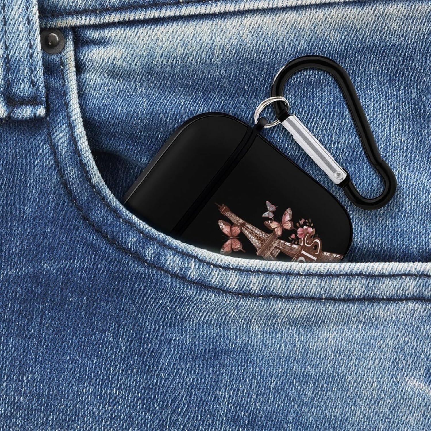 Funda de Auriculares Bluetooth Genérico Torre Eiffel Negra