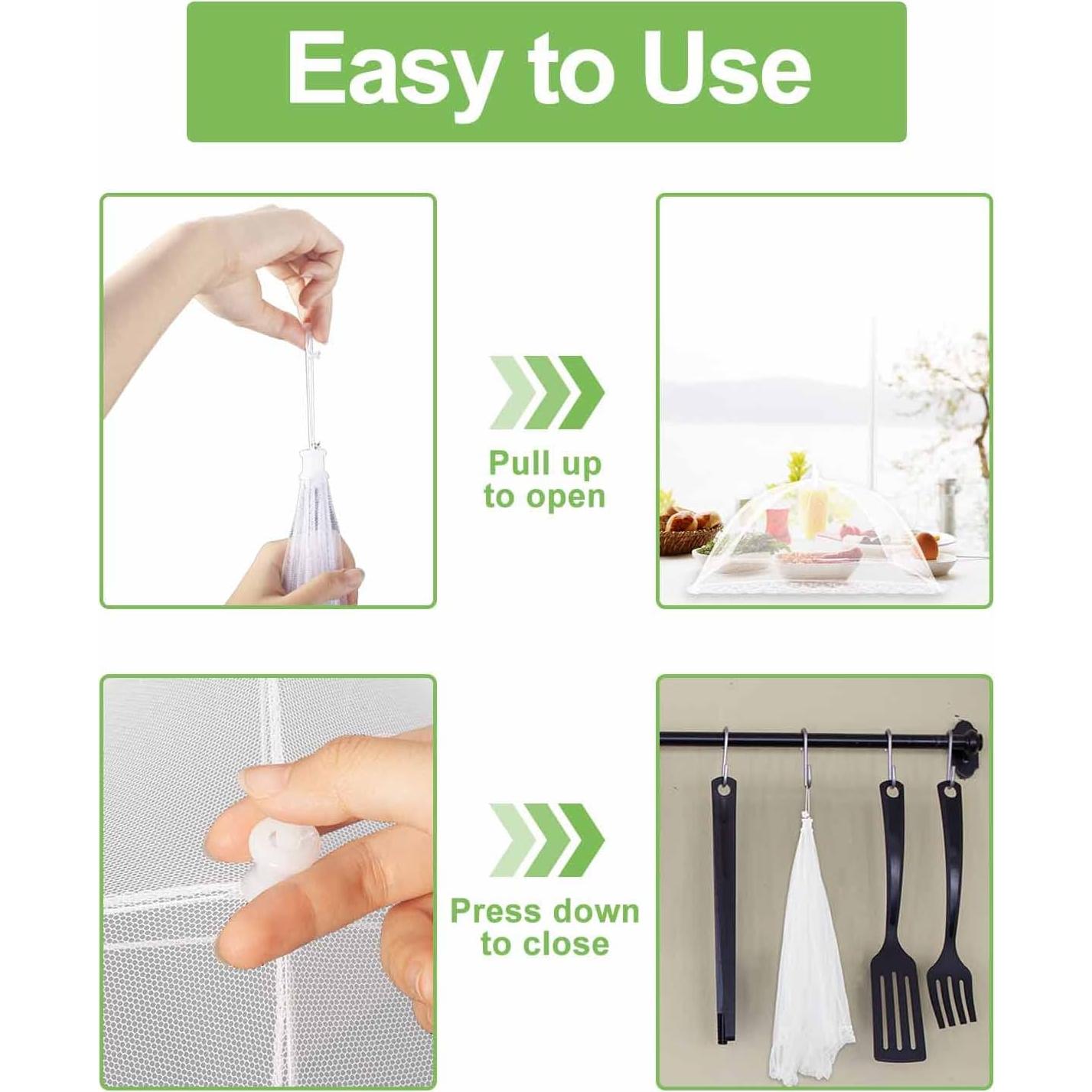 Carpa de Comida de Malla Lauon 43x43cm Antiinsectos Plegable