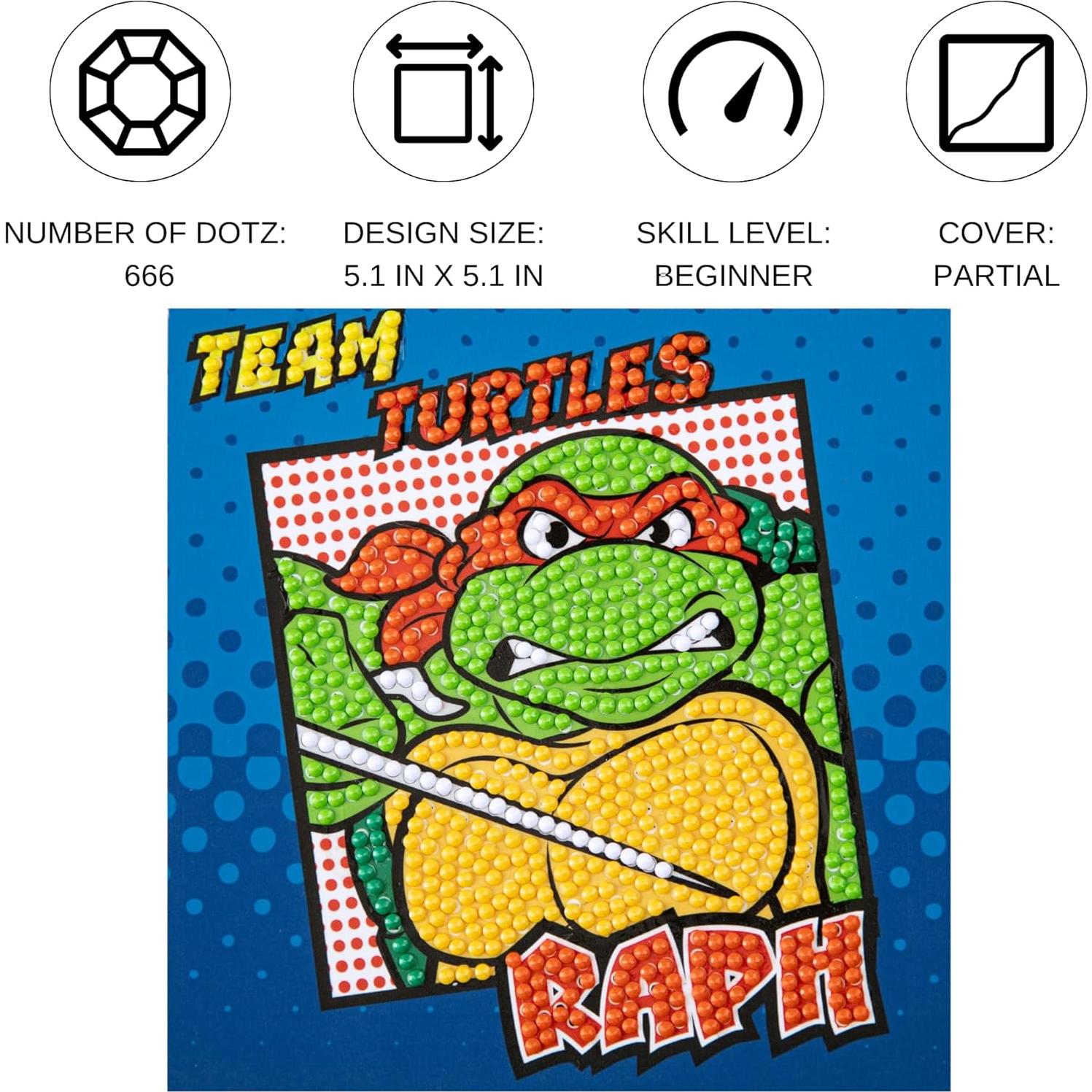 Kit de Pintura de Diamantes DIAMANTE DOTZ Raph 16.6x20 cm