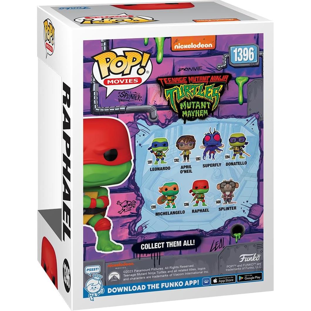 Funko Pop! Tortugas Ninja Raphael - Figura de Vinilo 9.5 cm