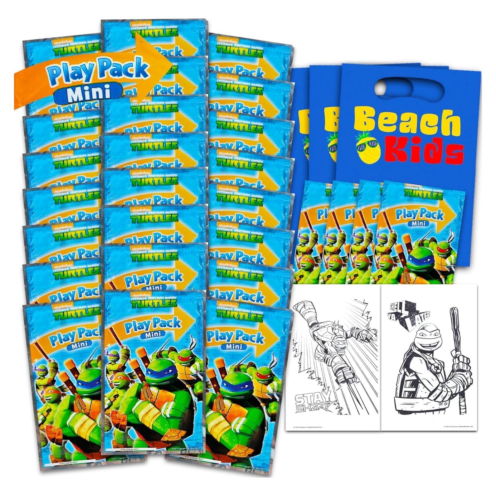 Conjunto de Fiesta TMNT - 24 Mini Paquetes de Actividad