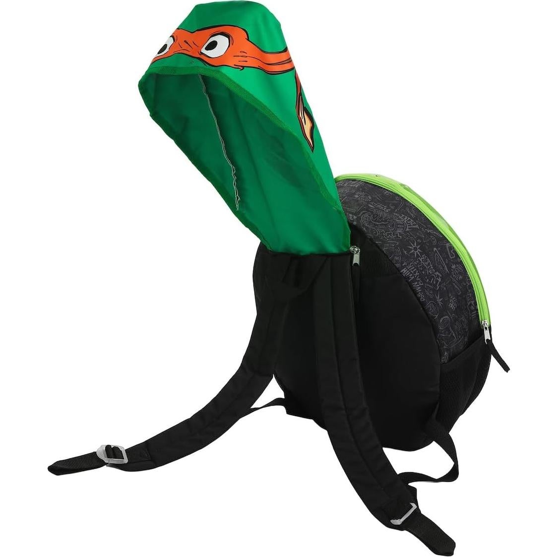 Mochila Tortugas Ninja Bioworld 40.6 cm con Capucha