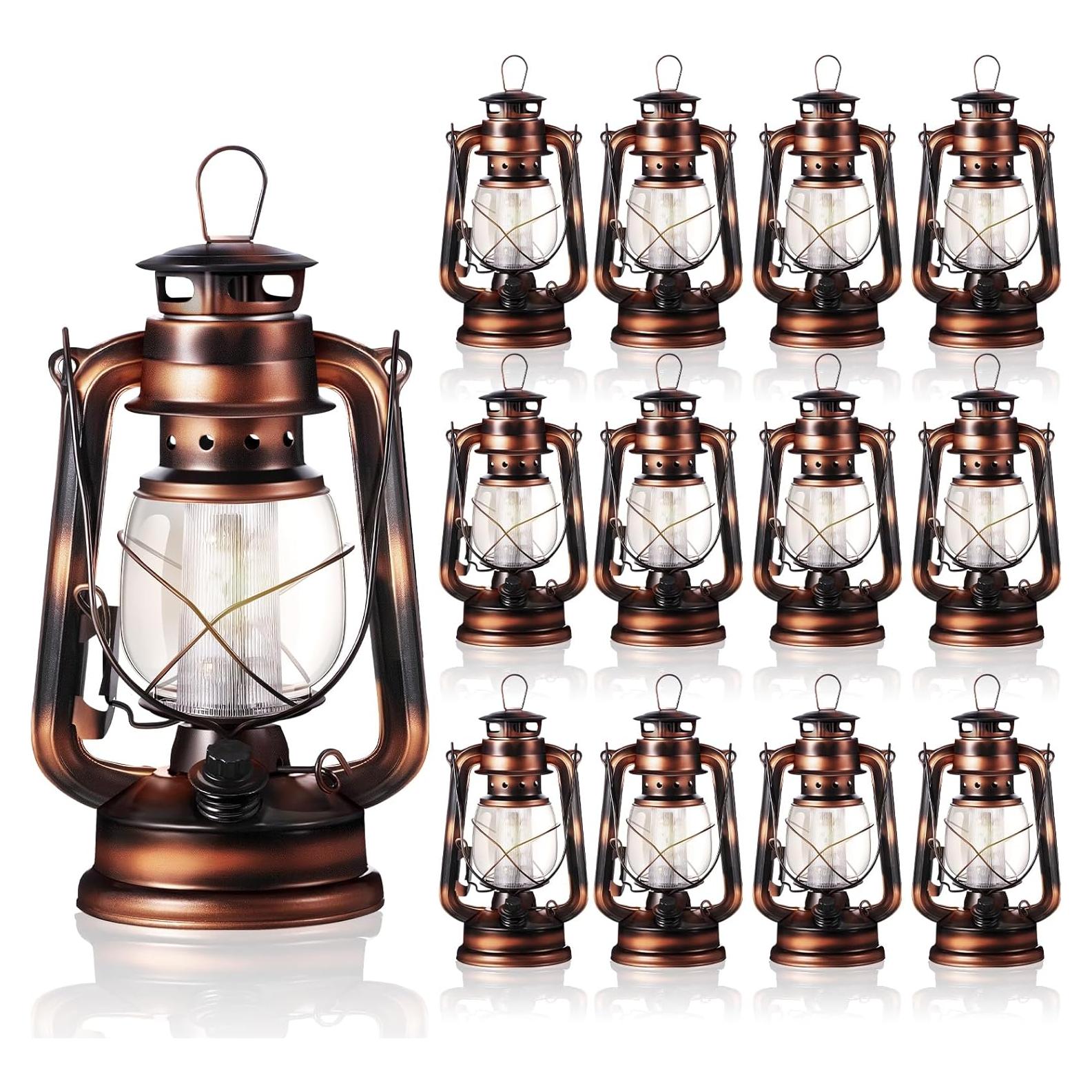 Lámpara de Huracán LED Vintage Hortsun 2 Piezas 20.3 cm