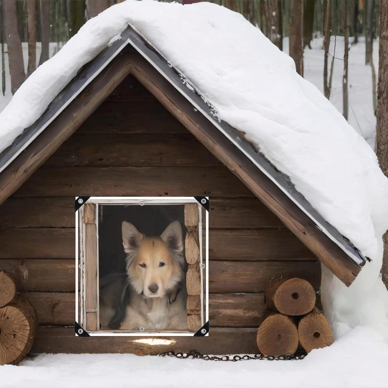 Lona Transparente Resistente al Agua MINGPINHUIUS 0.8x1.2M