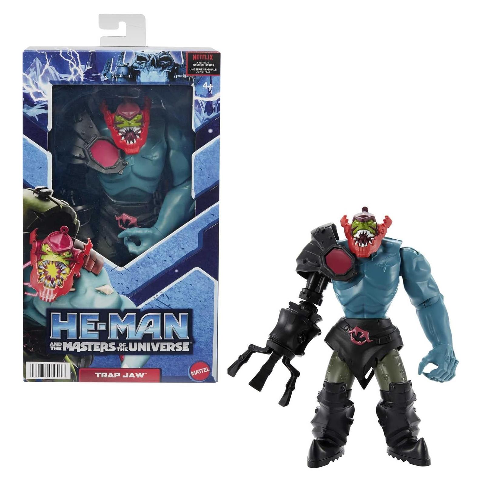 Figura de Acción Trap Jaw Mattel 21.59 cm para Niños 4+