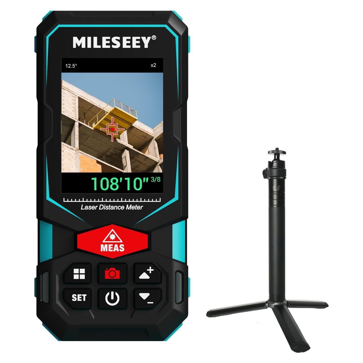 Medidor Láser MiLESEEY S7 Pro 100m con Trípode Ajustable
