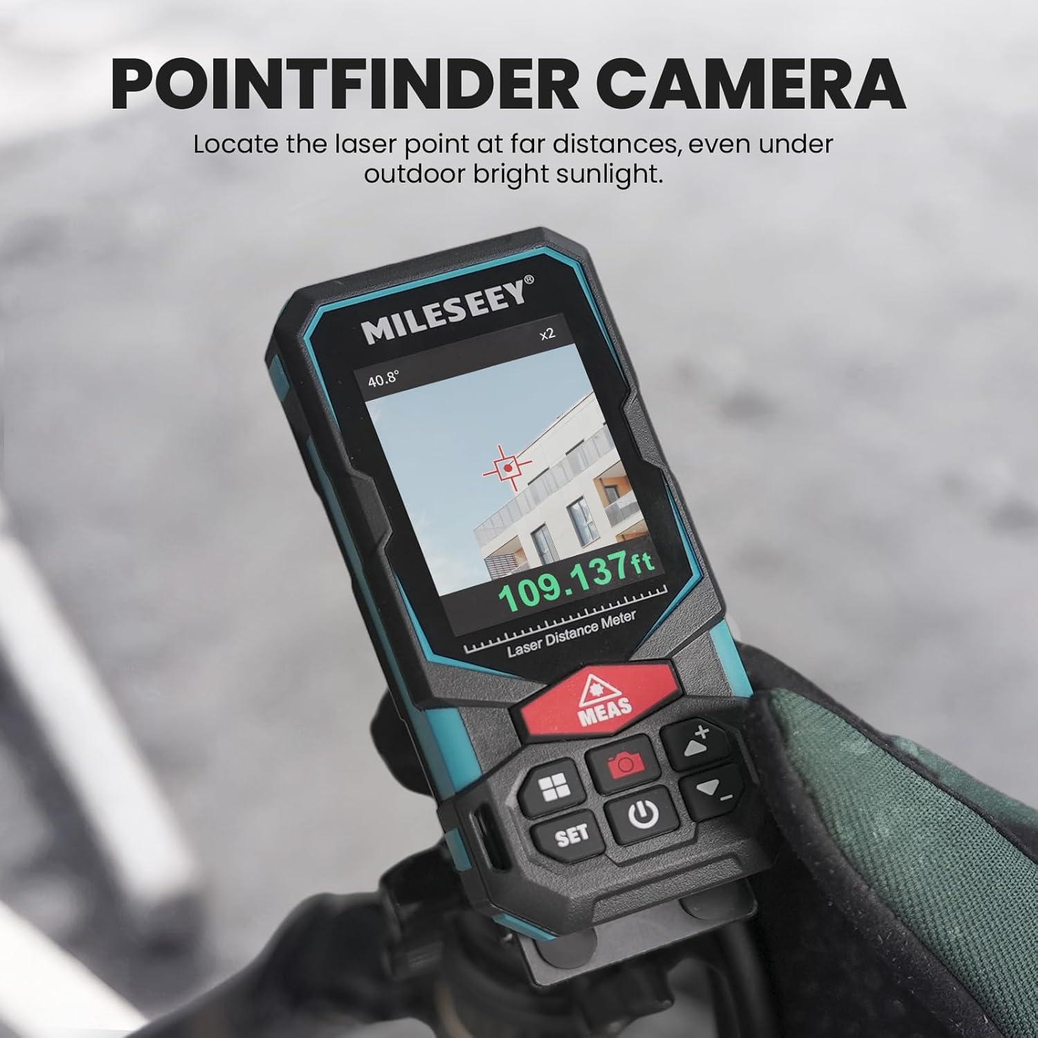 Medidor Láser MiLESEEY S7 Pro 100m con Trípode Ajustable