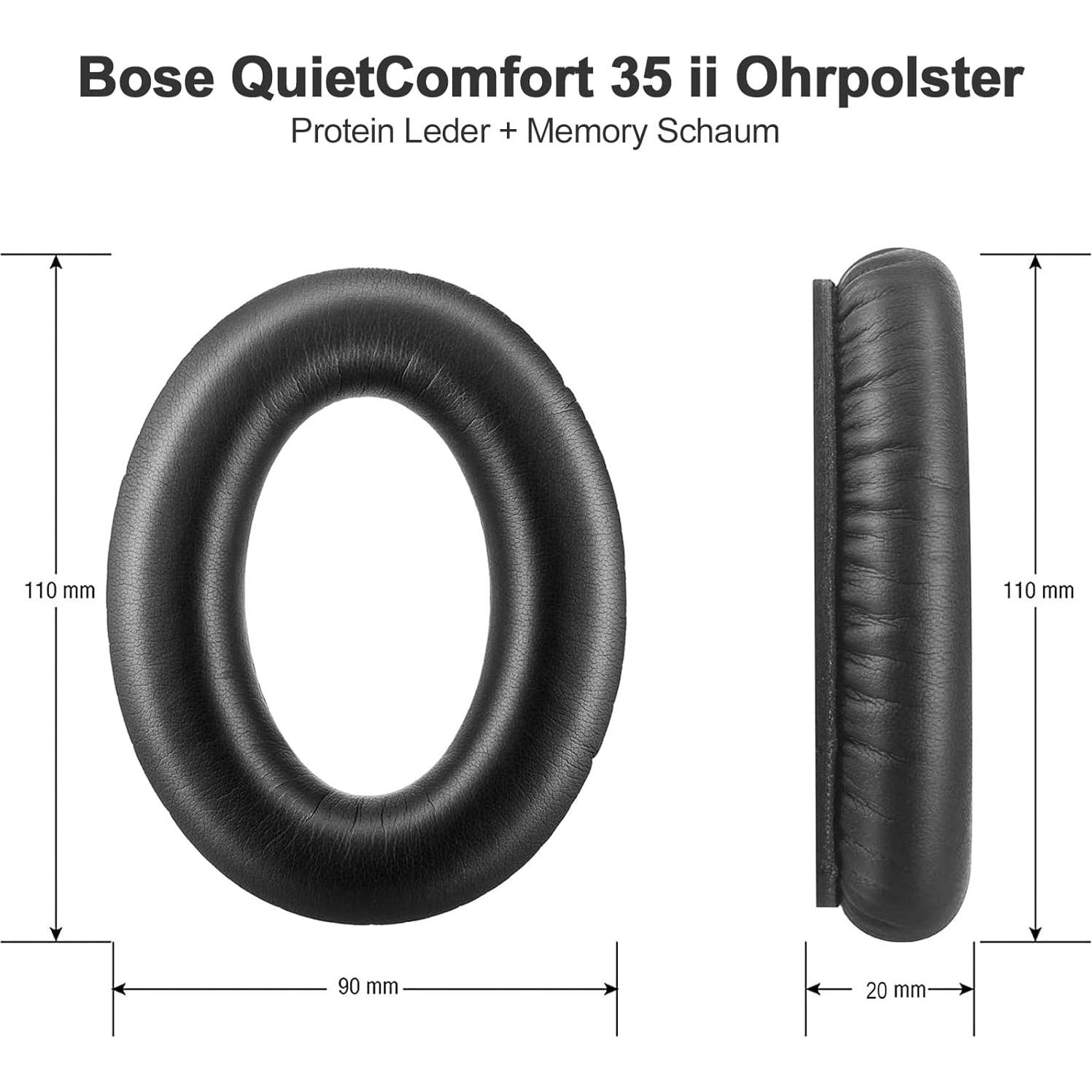 Almohadillas de Reemplazo Bose QuietComfort 35 QC35 II Negro