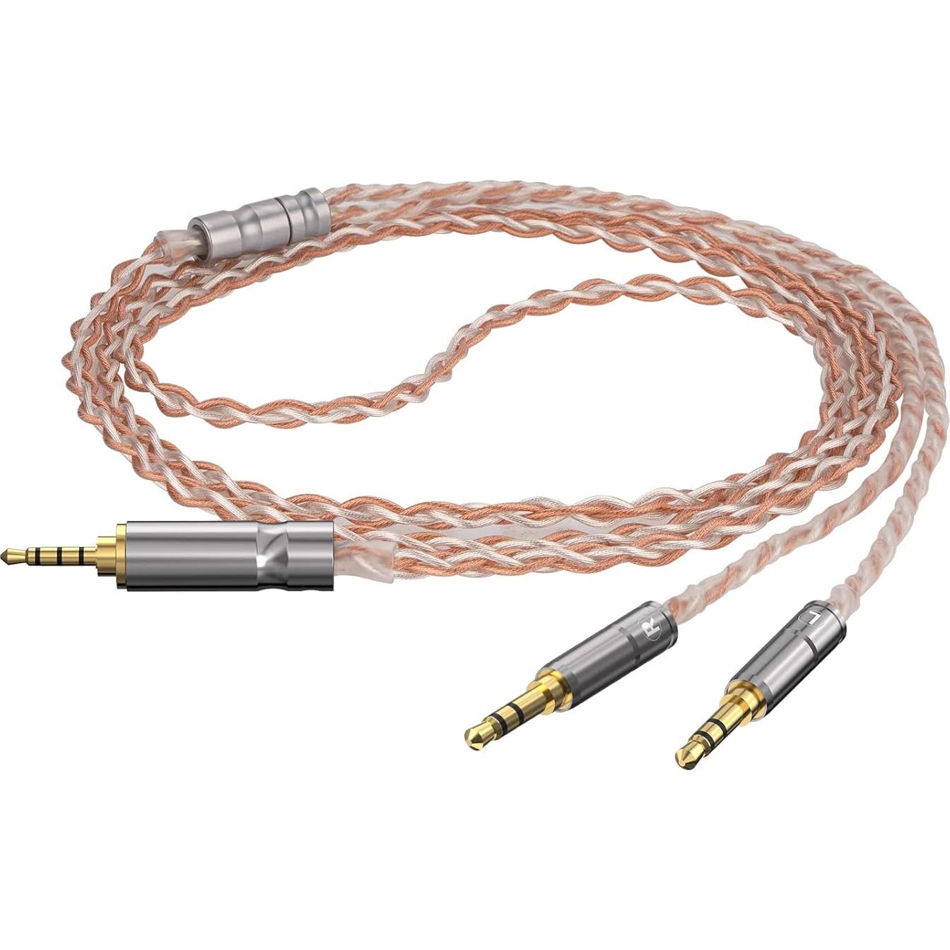 Cable de Audio Balanceado GEEKRIA 2.5mm a Doble 3.5mm 1.5m