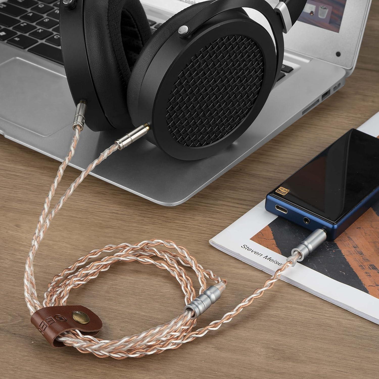 Cable de Audio Balanceado GEEKRIA 2.5mm a Doble 3.5mm 1.5m