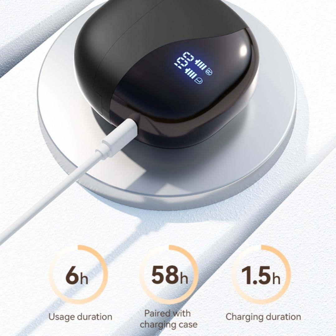 Auriculares Inalámbricos Gaming Fenpos M62 HiFi IPX5 58h