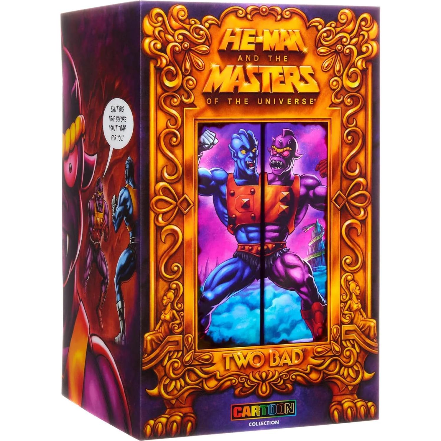 Masters of the Universe Origins Dos Malos SDCC 2024 Exclusivo - Multipack con Espejo y Cómic