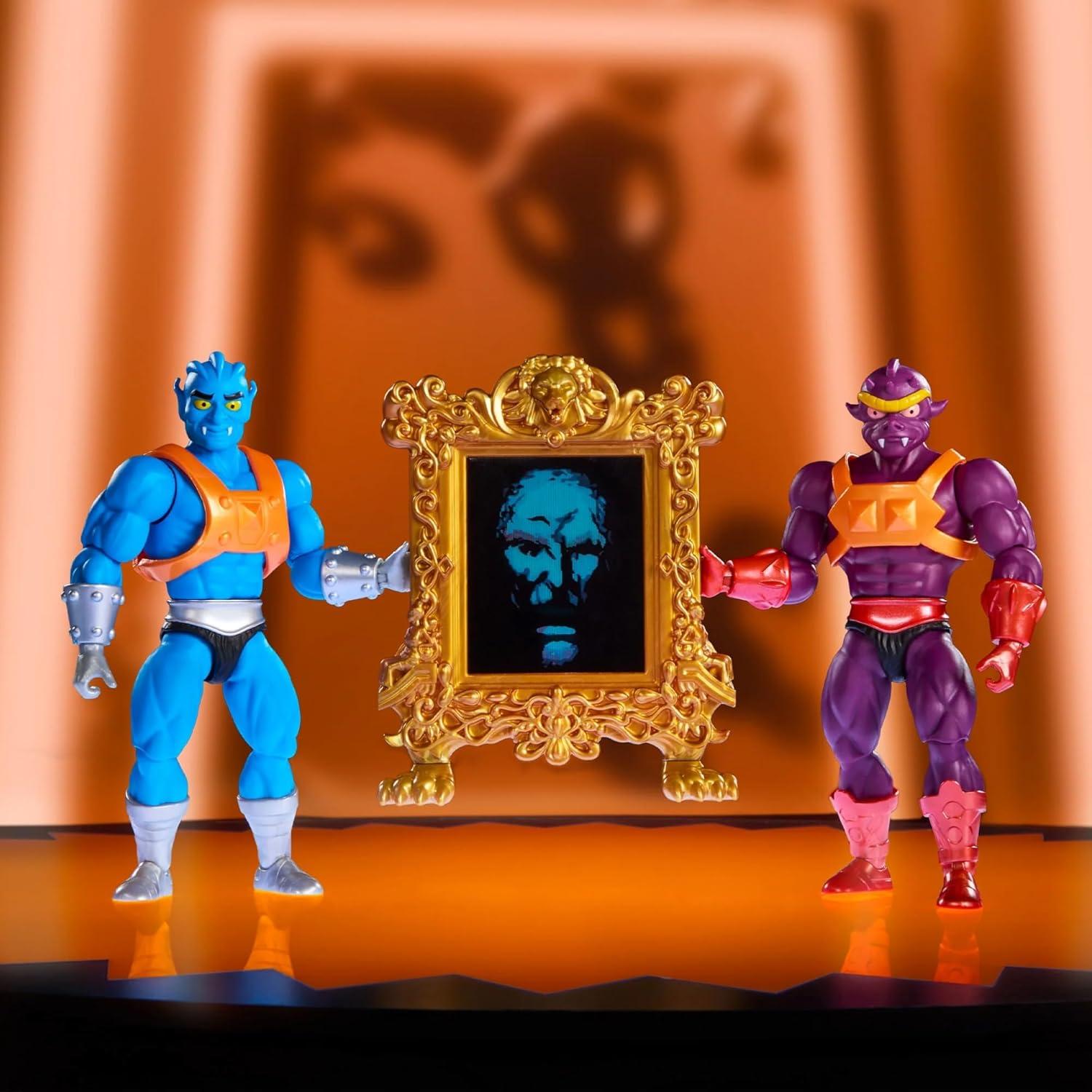 Masters of the Universe Origins Dos Malos SDCC 2024 Exclusivo - Multipack con Espejo y Cómic
